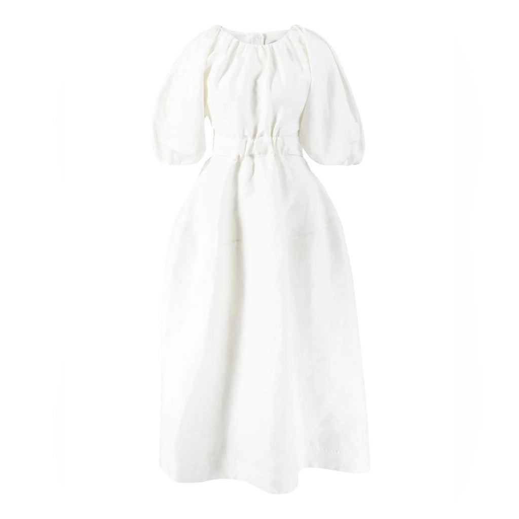 New AJE Mimosa Cut-Out Midi Dress in White, Size AU6 US2 New w/o Tag