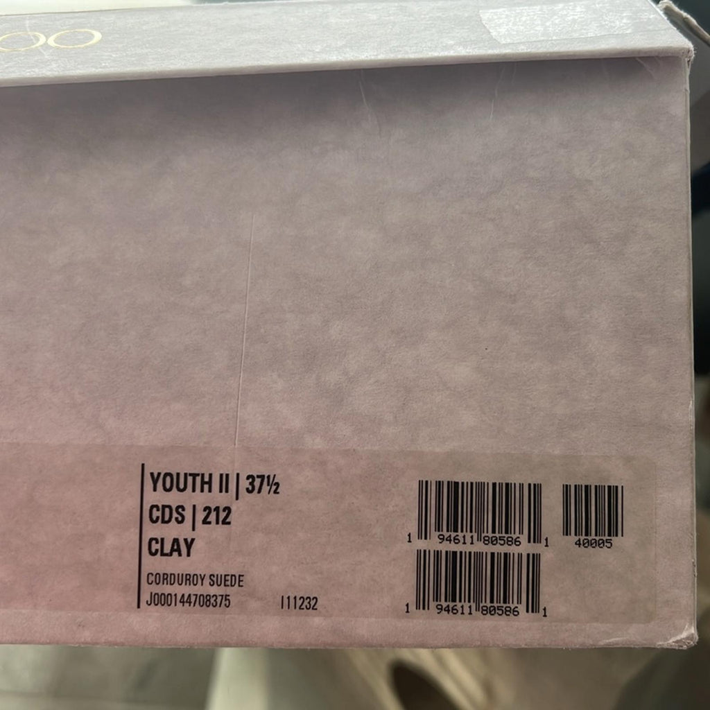 NEW Jimmy Choo Youth II Corduroy Suede Boots, Brown/Clay Size 37.5 New in Box