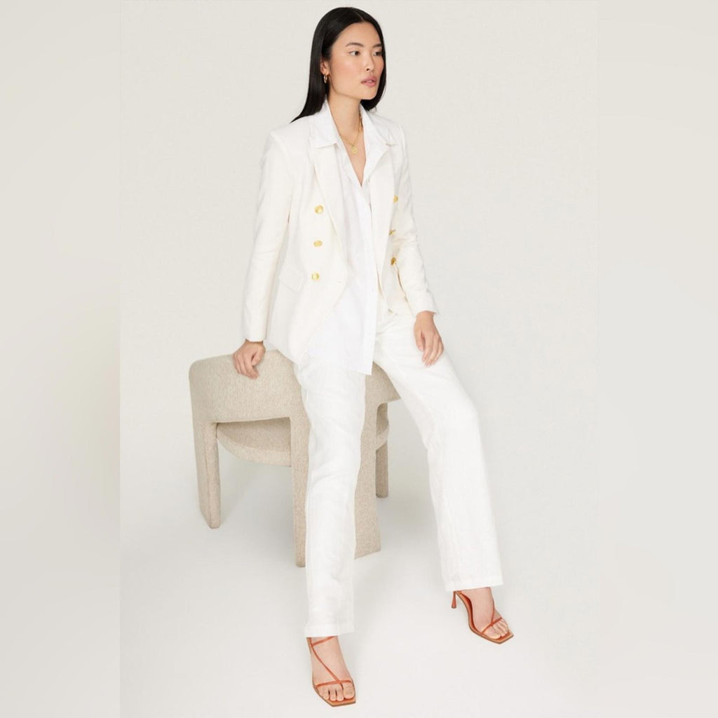 Rag & Bone Preston Wool Blazer in White, Size 0 New w/Tag Retail $650