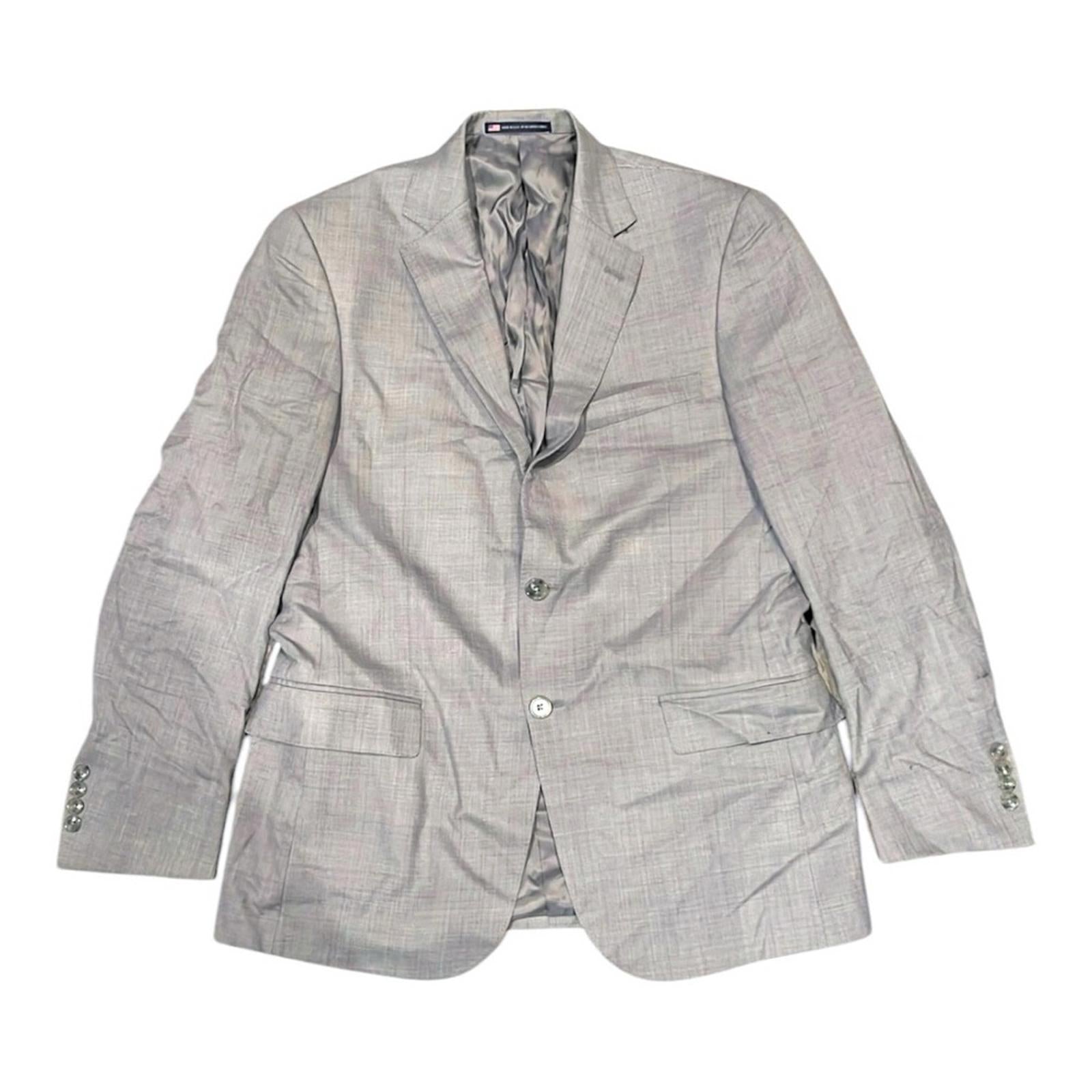 Hart Schaffner Marx Two-Button Blazer in Grey, Size 40 R EXCELLENT!