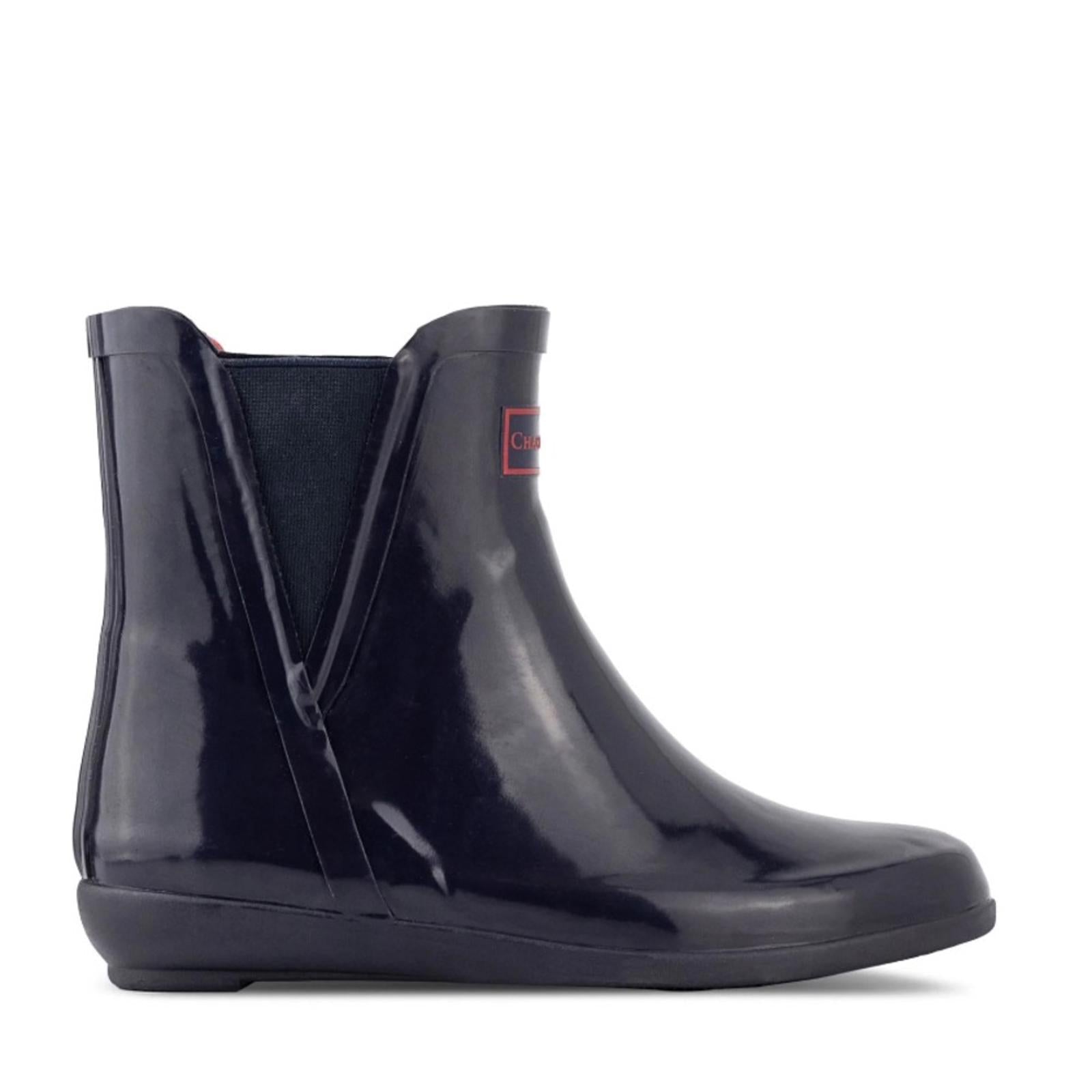 Charter Club Cloudburst Outdoor Stretch Rain Boots in Navy EXCELLENT