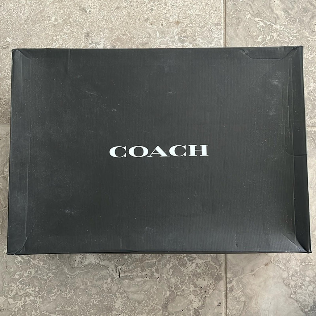 Coach Alexa Leather Bootie in Chalk/Black, Size 11 New in Box