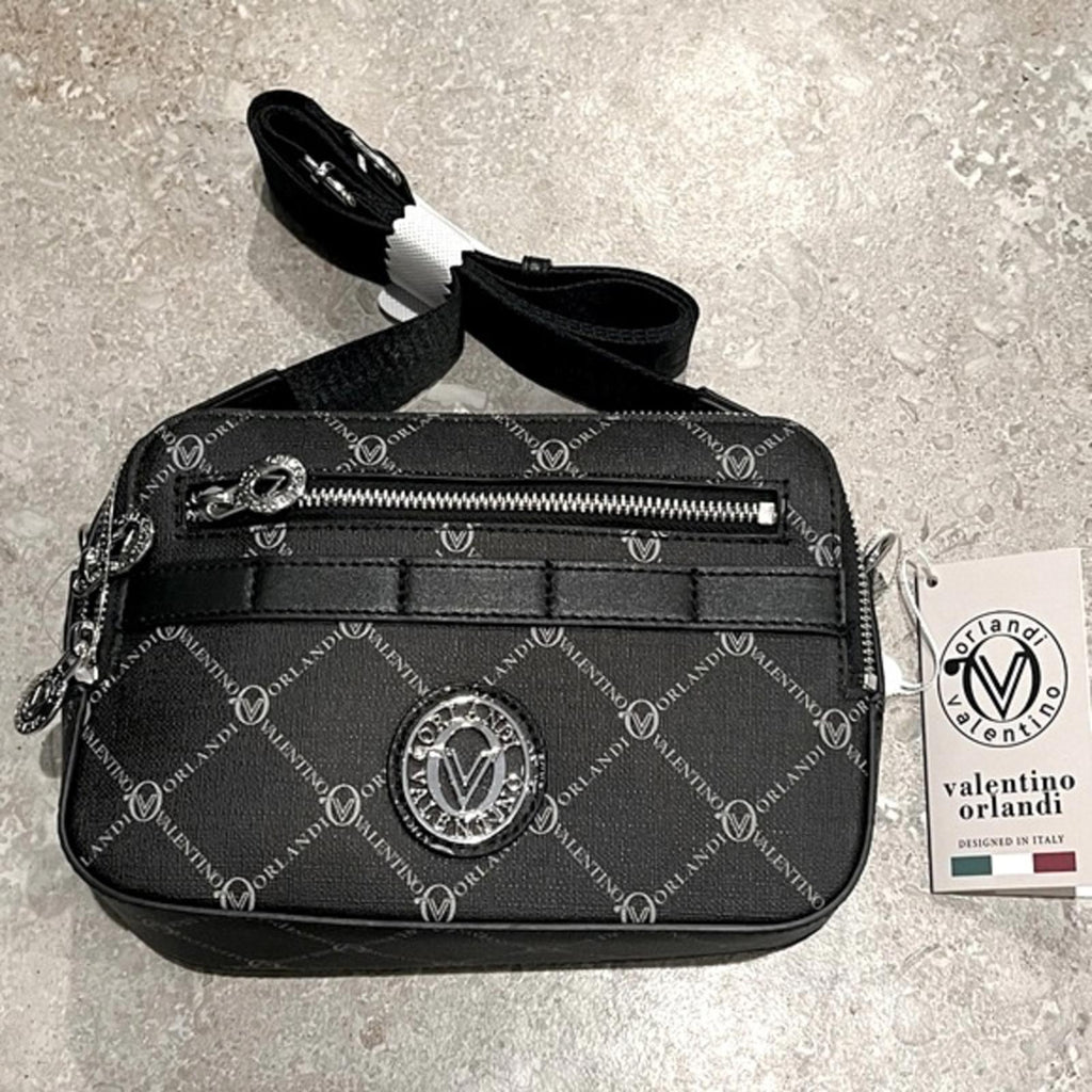 NWT Valentino Orlandi Camera Bag, Black, Style #V-3007 New w/Tag