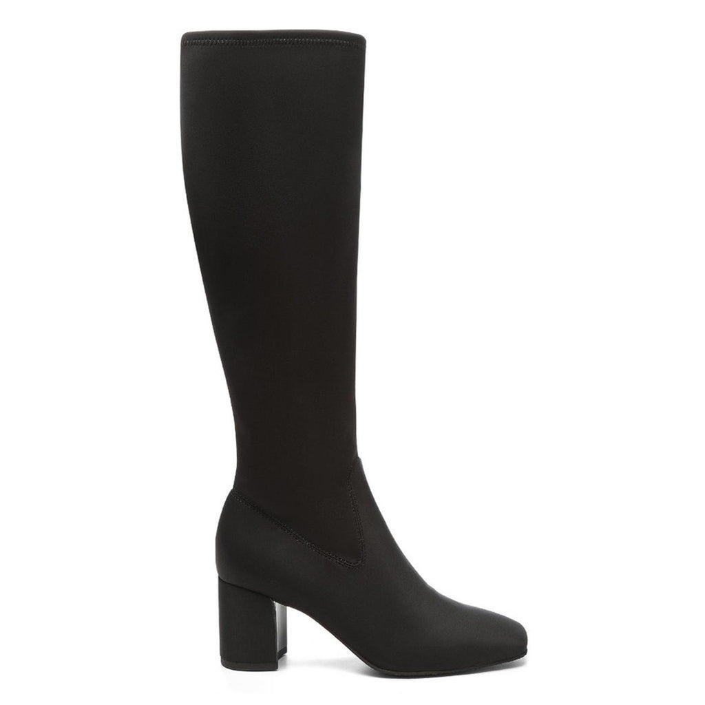 Donald Pliner Cassidy Black Crepe Tall Shaft Boot Size 5M New in Box Retail $268