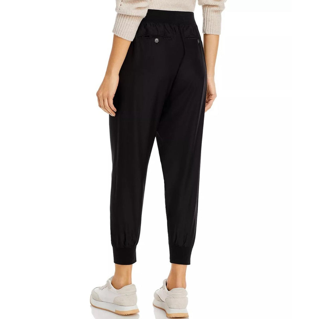 ATM Anthony Thomas Melillo Silk Jogger Pants, Black, Size M New w/Tag $275