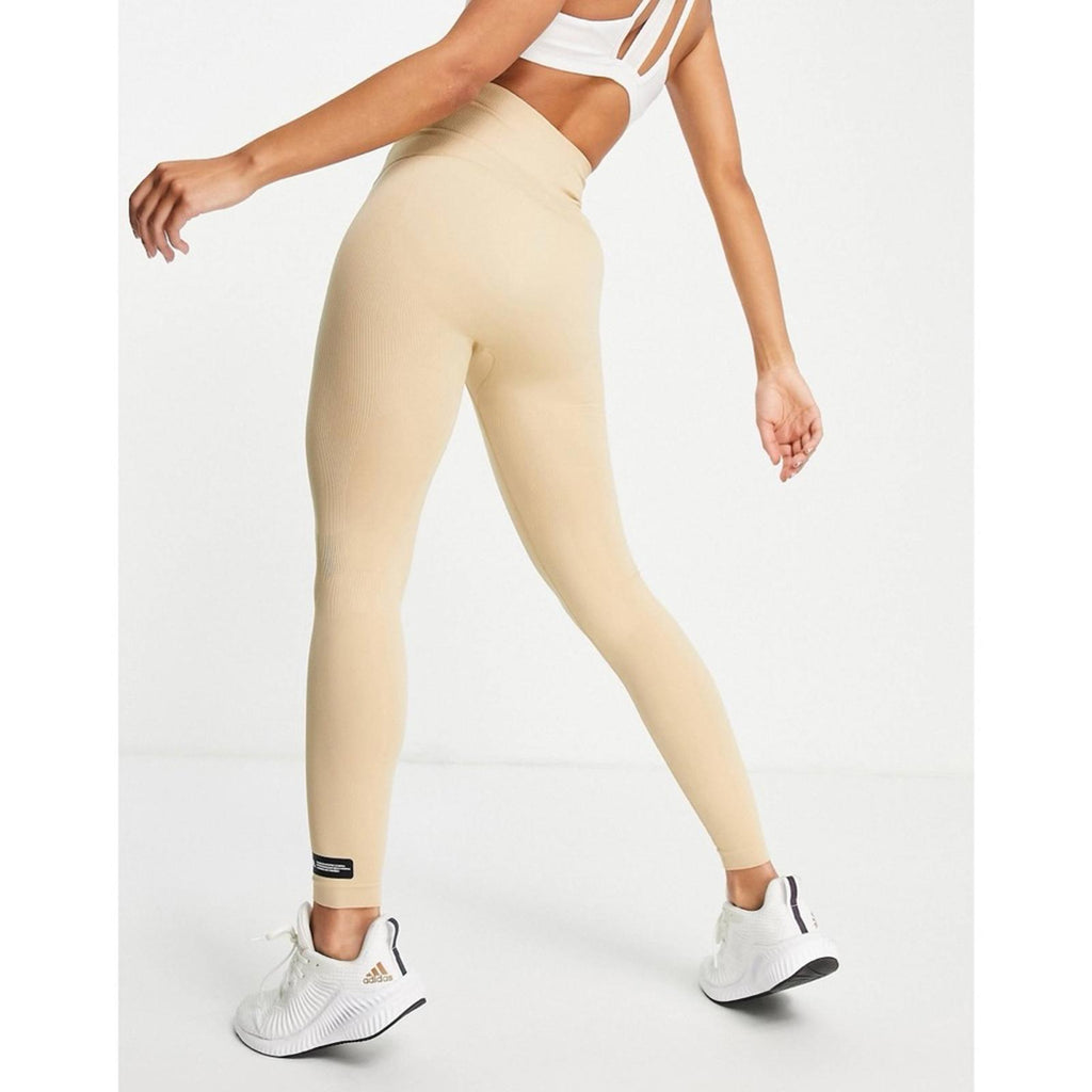 Adidas Formotion Training Sculpt Seamlessly Hazy Beige Tights, Plus Size 3X NWT