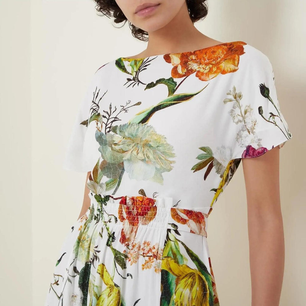 ERDEM Brealey Bouquet Pattern Fraser Dress Size US4 | UK8 New with Tag