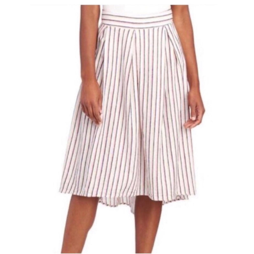 NEW Max Studio Linen-Blend Hi-Low Midi Skirt, Size XXL, New w/Tag