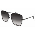 NEW Alexander McQUEEN Oversize Square Frame Sunglasses, 63mm New w/Case
