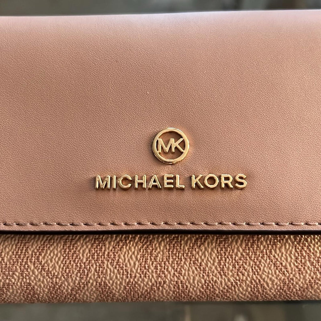 Michael Kors Jet Set Charm Large Trifold Wallet, New w/Tag Retail $158