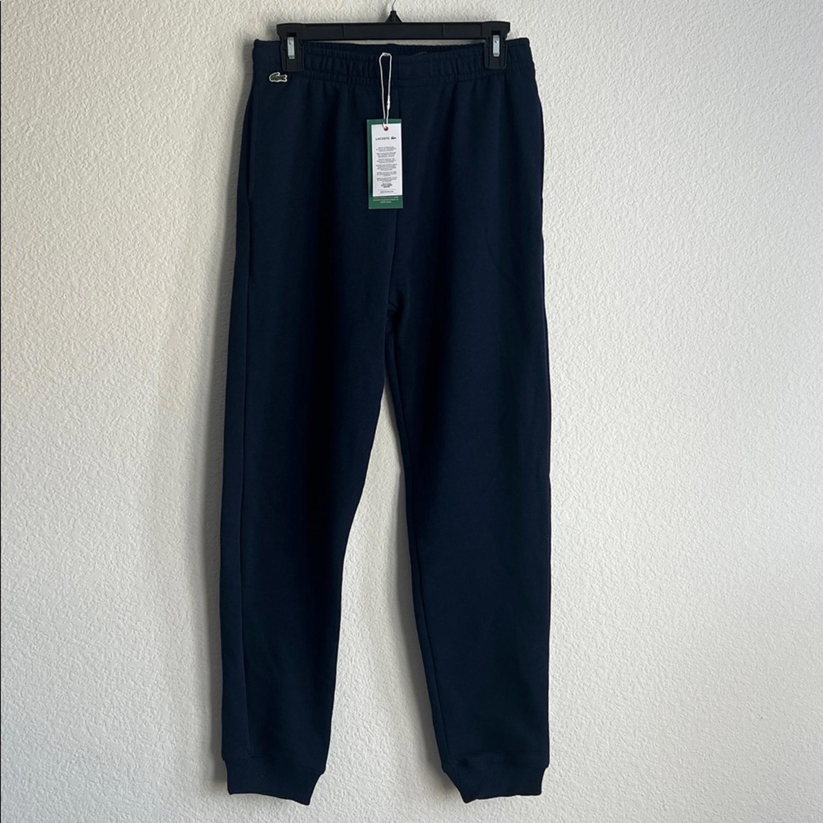 Lacoste Navy Tracksuit Bottoms, Boy’s Size 16, NWT