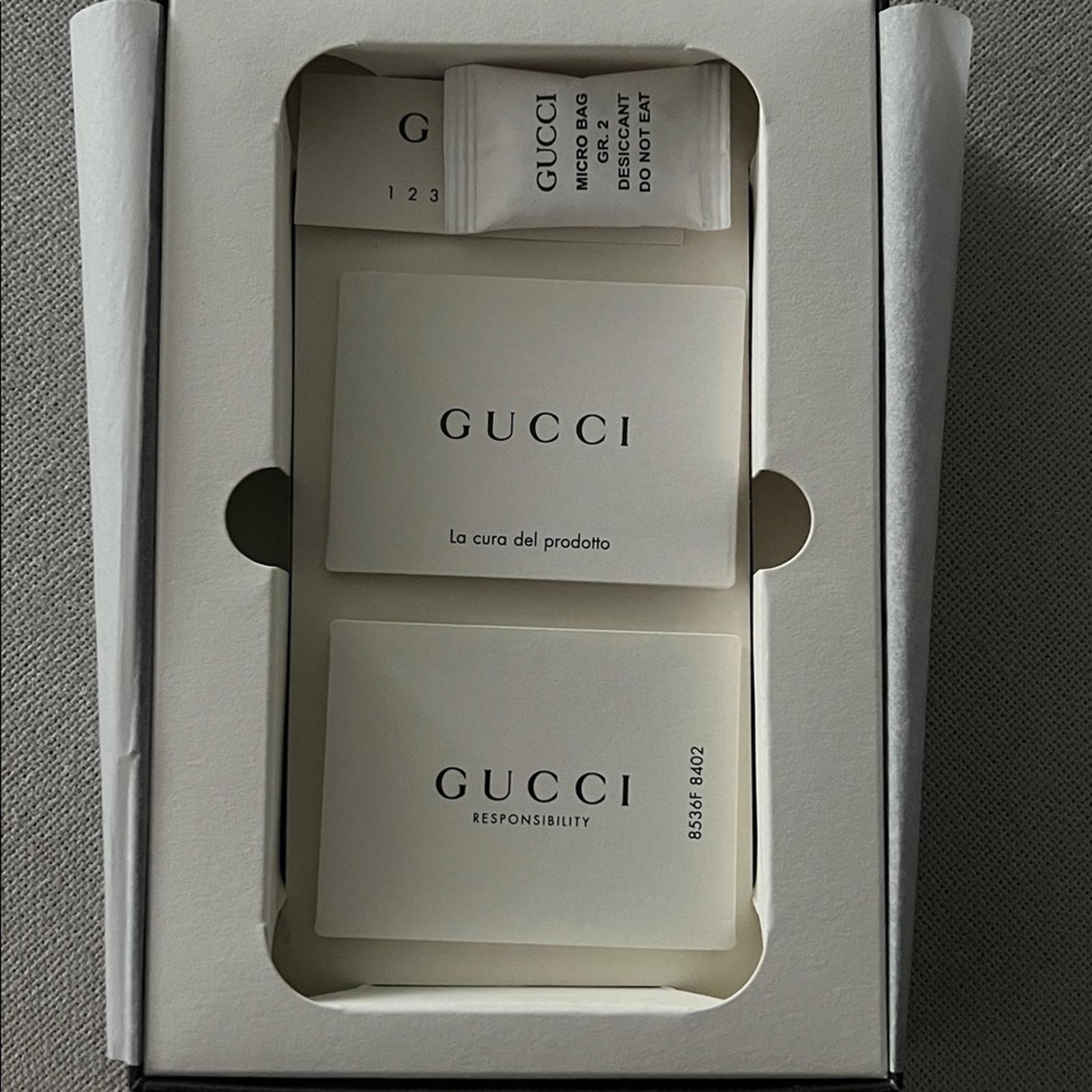 Gucci Serpent Print Phone Case in Black/Red, New in Box