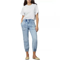 DL1961 Laura High Rise Jogger Jeans in Super Light, Size 34 NWT $209