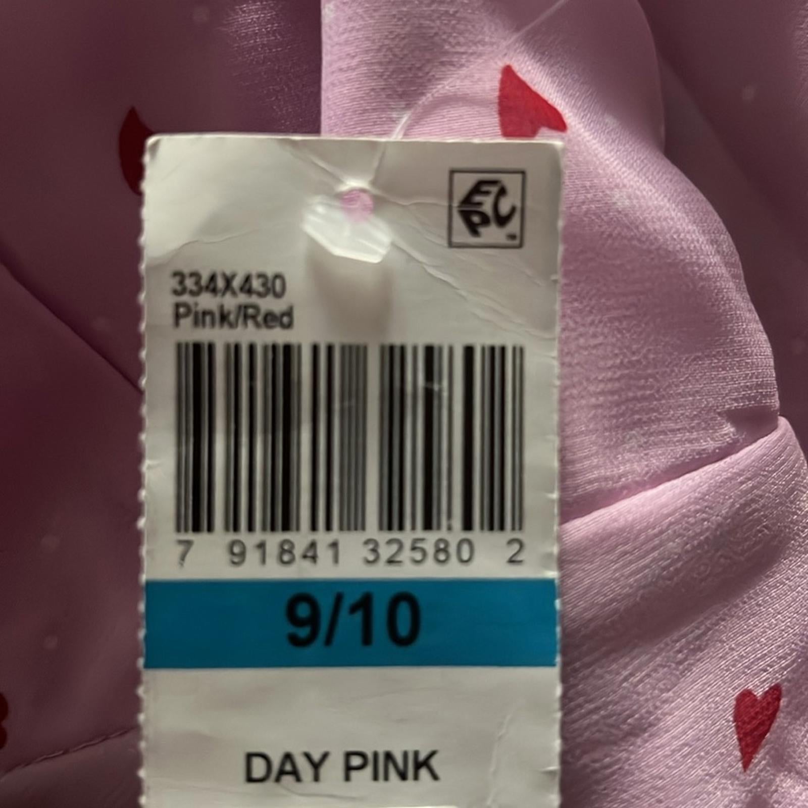 B Darlin Ruffled Flutter Sleeve V-Neck Mini Dress, Day Pink Jr Size 9/10 NWT