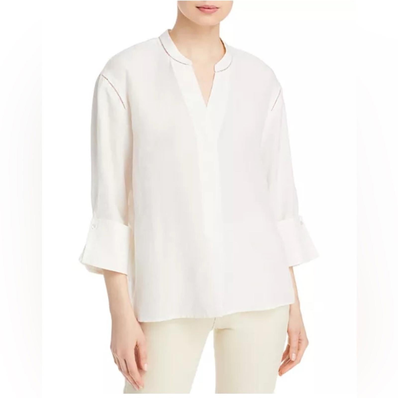 Kobi Halperin Marion Blouse in White, Size S NEW w/Tag $298