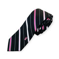 Susan G. Komen Striped Neck Tie, New w/Tag Retail $45