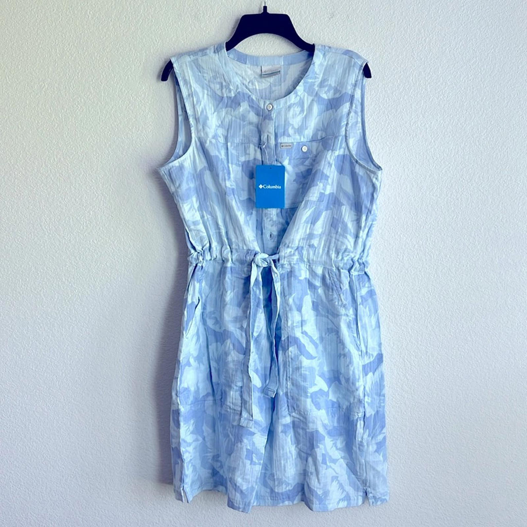 Columbia Holly Hideaway Breezy Dress Whisper Peonies, NWT, Size L