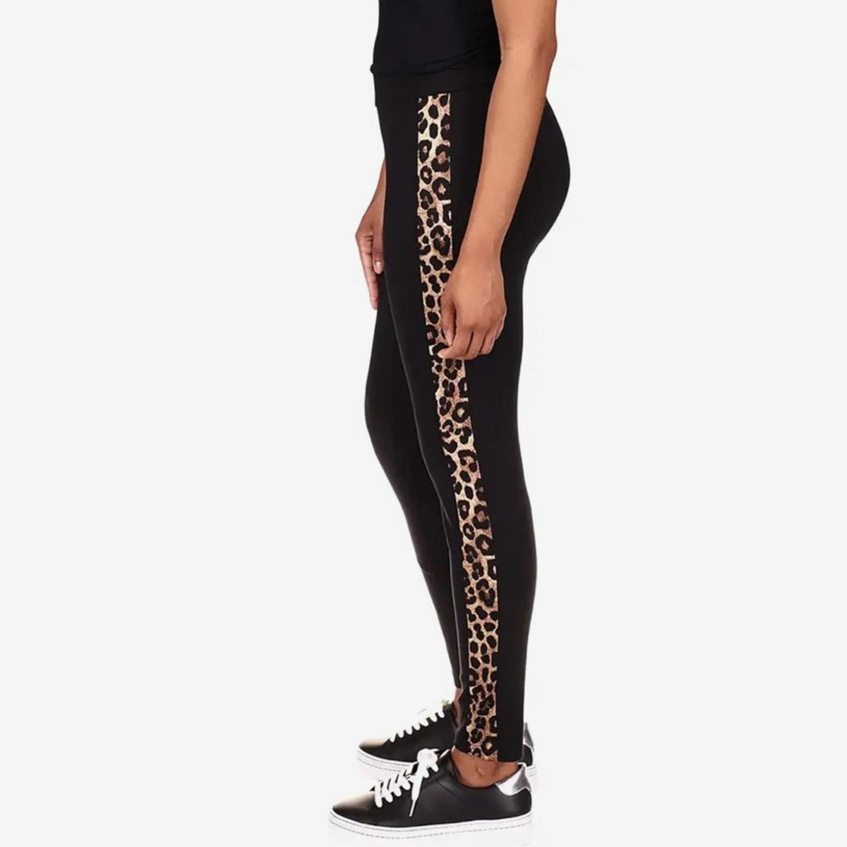 Michael Kors Petite Cheetah Stripe Leggings Cheetah Size XS New w/Tag Retail $98