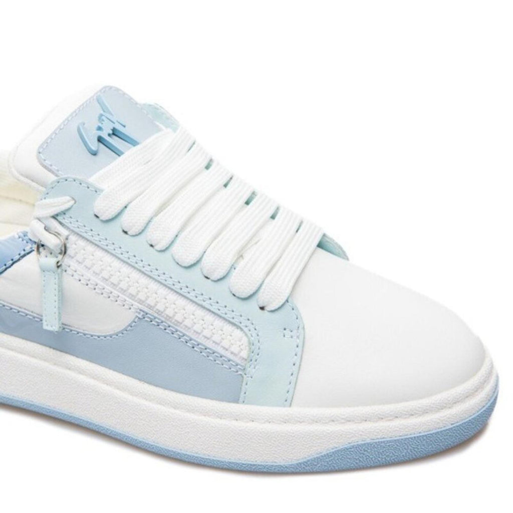 Giuseppe Zanotti Colorblock Leather Double-Zip Sneakers, Size EU 43 New SOLD OUT