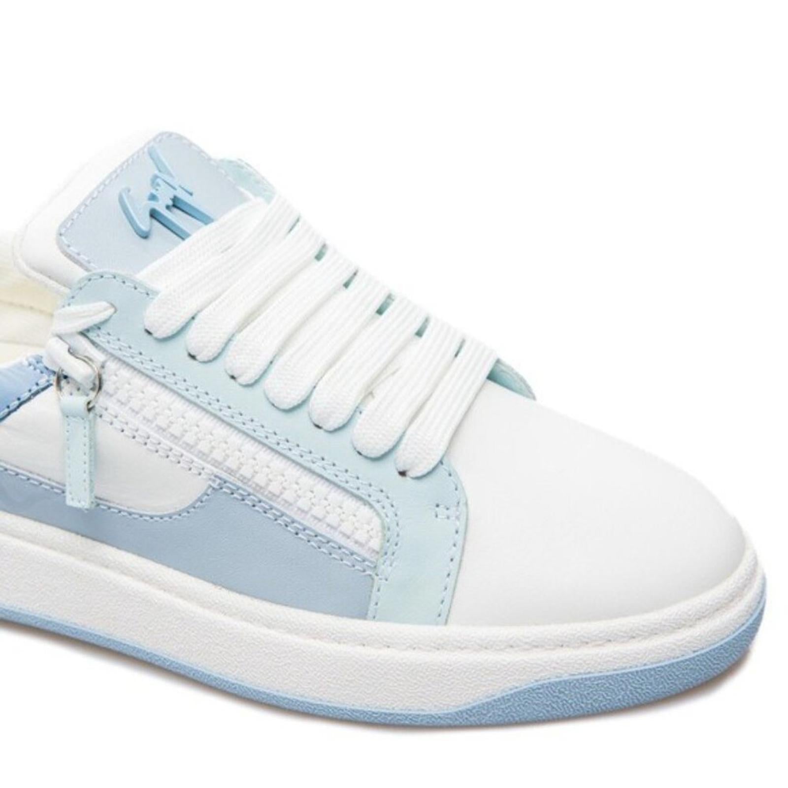 Giuseppe Zanotti Colorblock Leather Double-Zip Sneakers, Size EU 43 New SOLD OUT