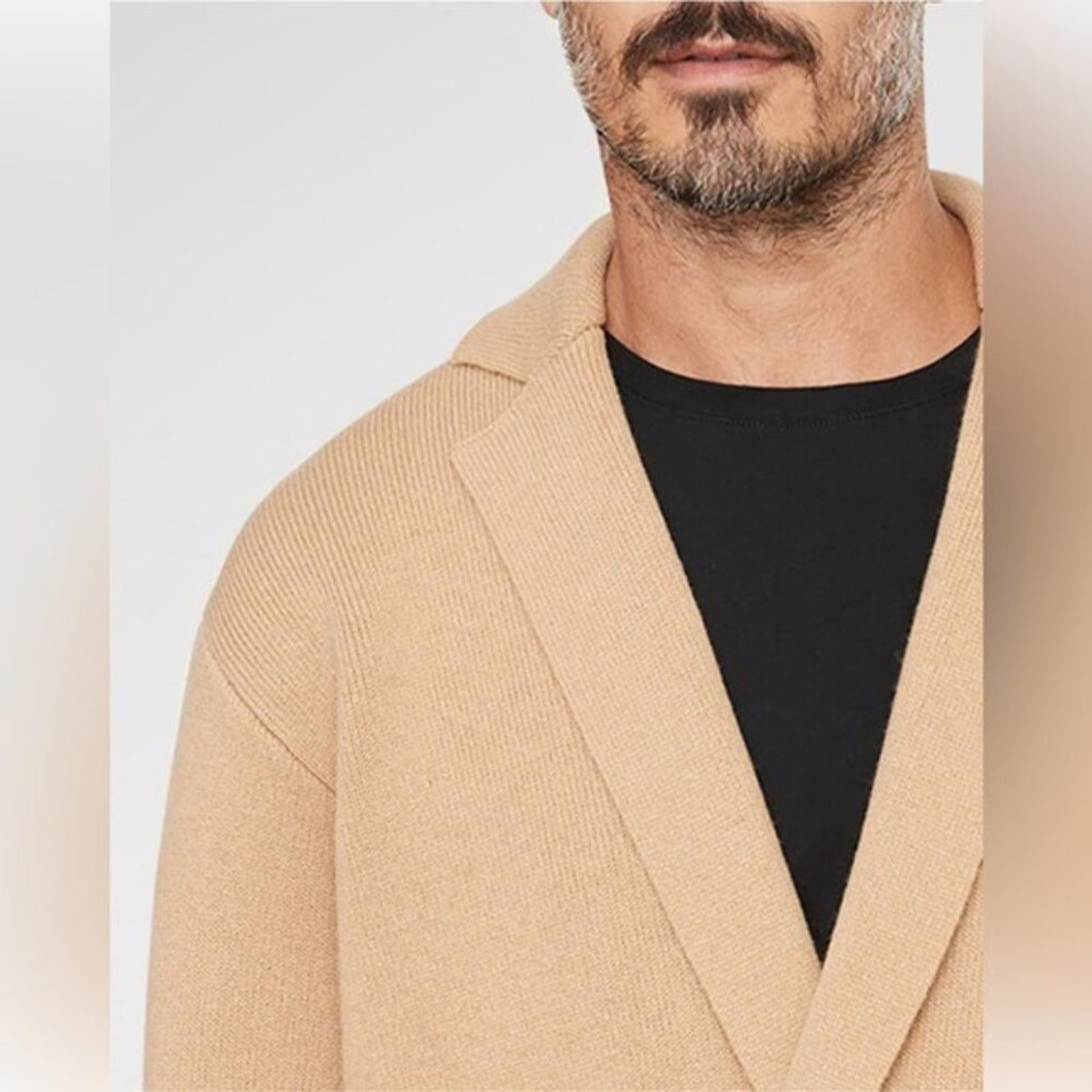 Vince Double-Breasted Wool-Cashmere Blazer Size L, NEW Retail $725 Sold Out