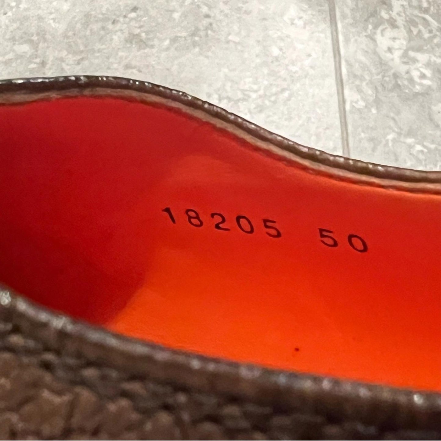 Santoni Men's Simon Cap Toe Oxfords in Cognac, Size UK10 US11 New +DustBag