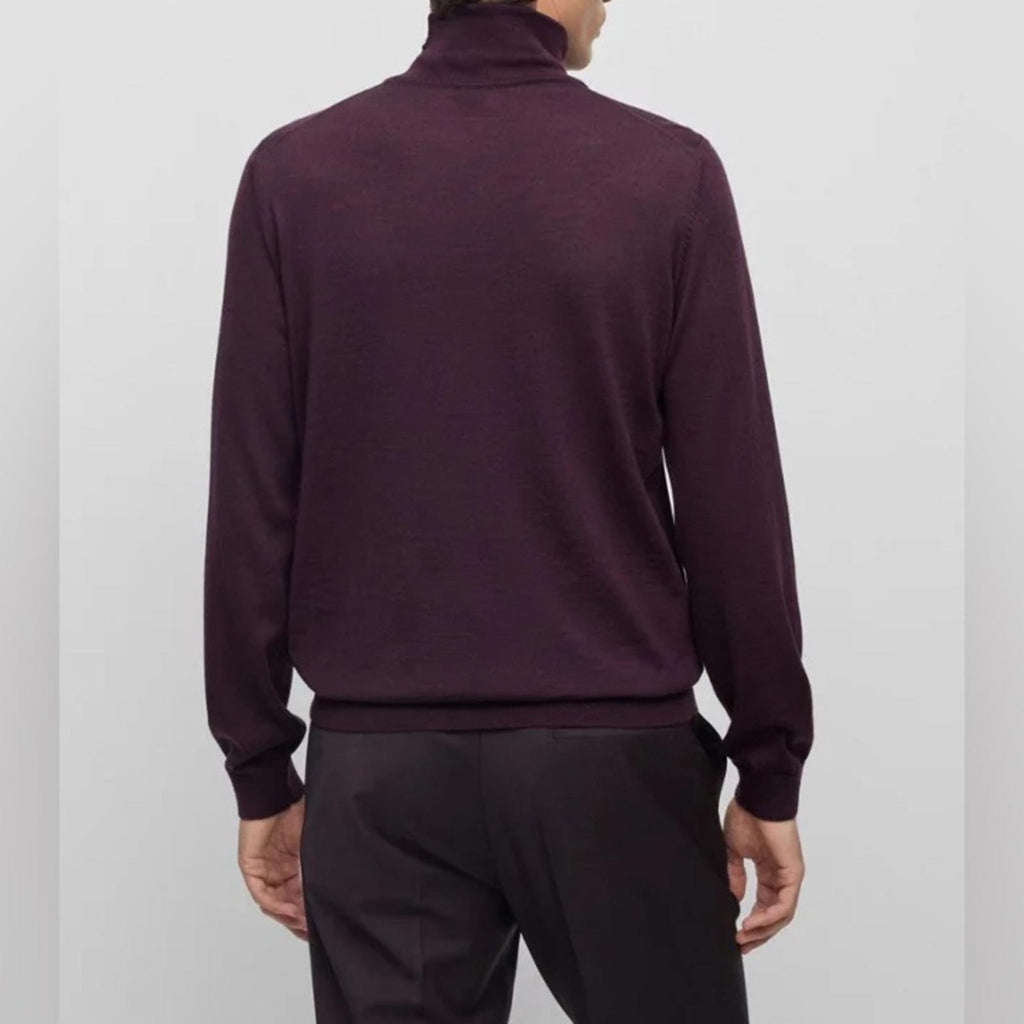 BOSS Slim-Fit Rollneck Sweater in Merino Wool, Size XL New w/Tag $198