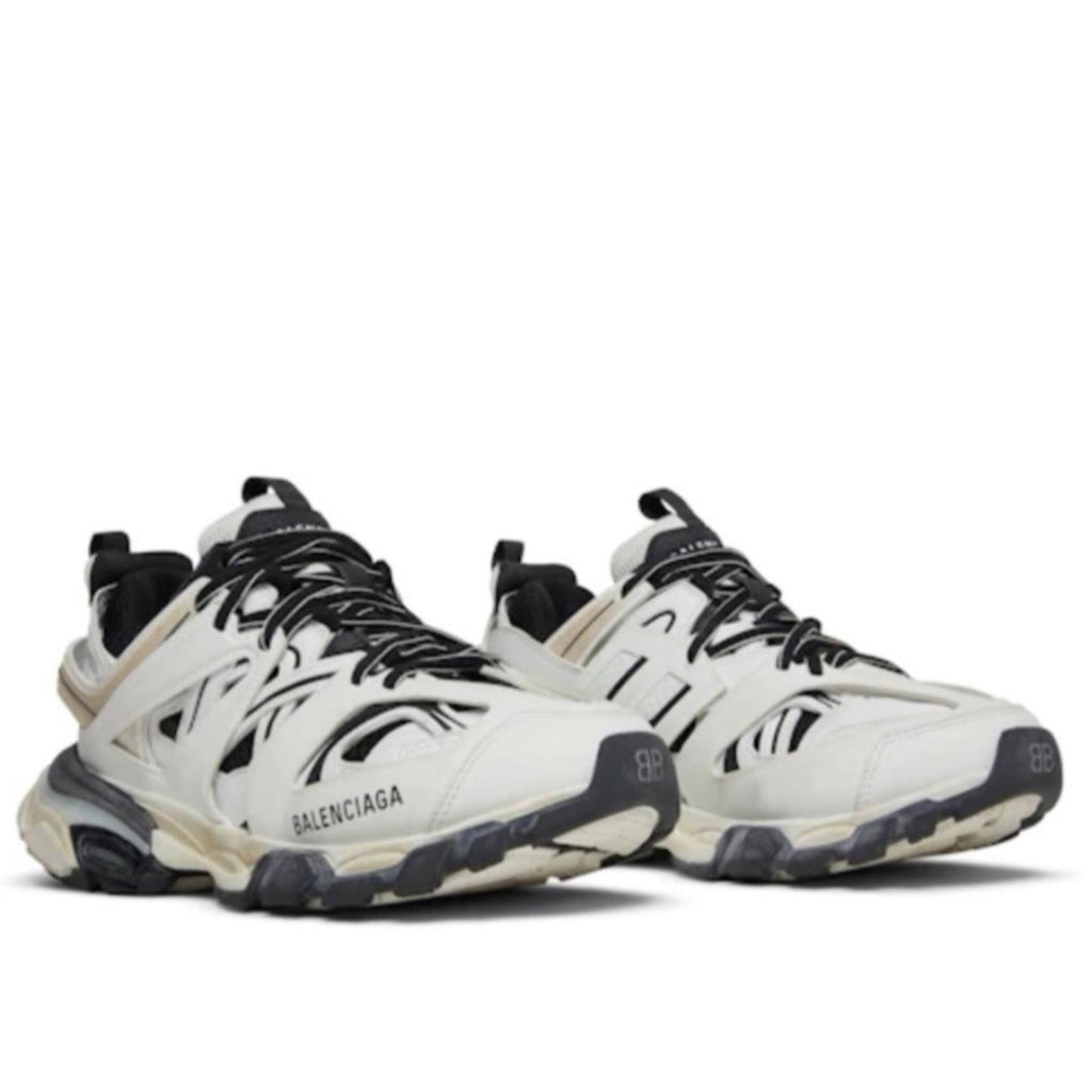 Balenciaga Track Sneakers, White/Black +Extra Shoe Laces Size EU34 US4 EXCELLENT