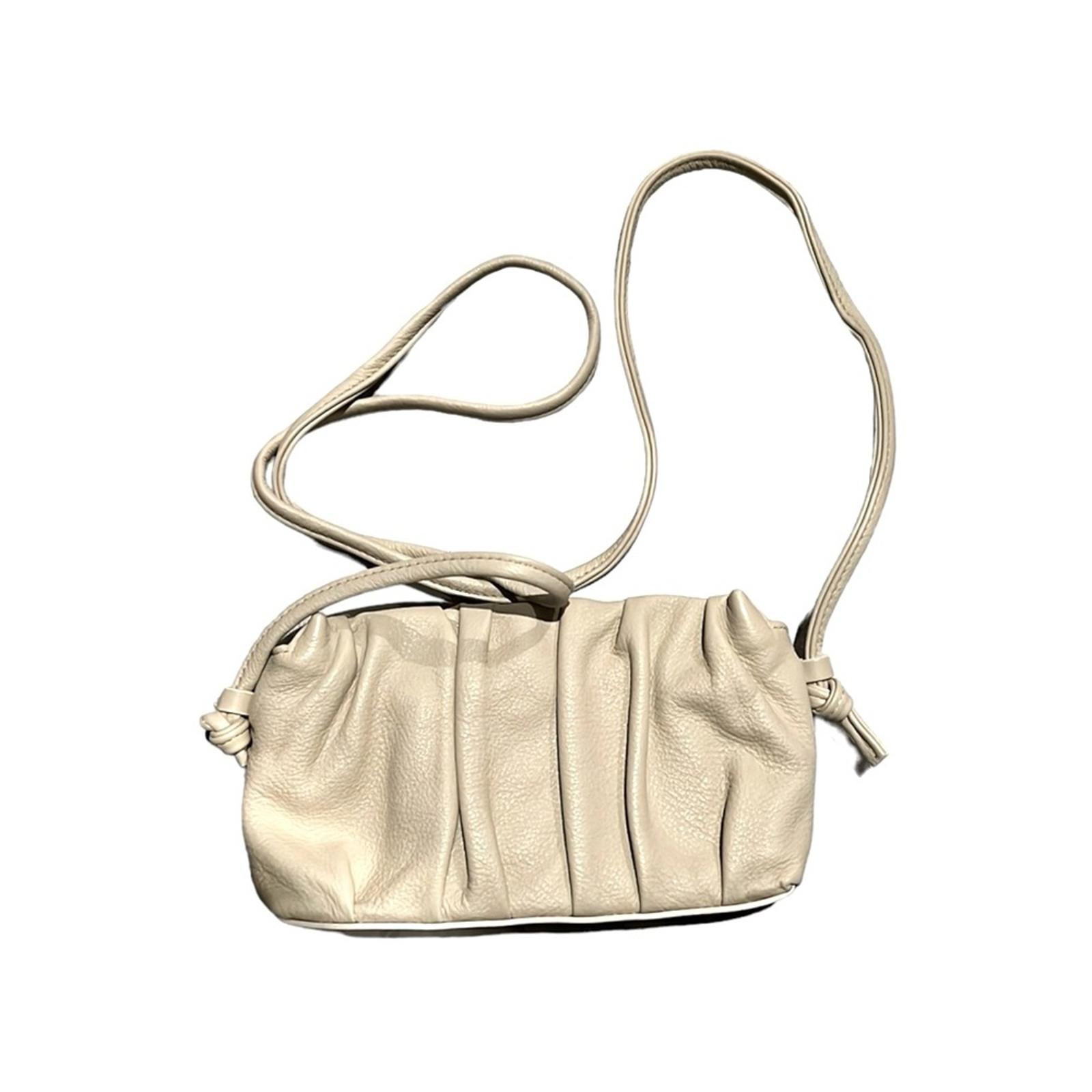 NWT Elleme Mini Vague Pleated Leather Crossbody, New w/Tag, $480 Made in Italy