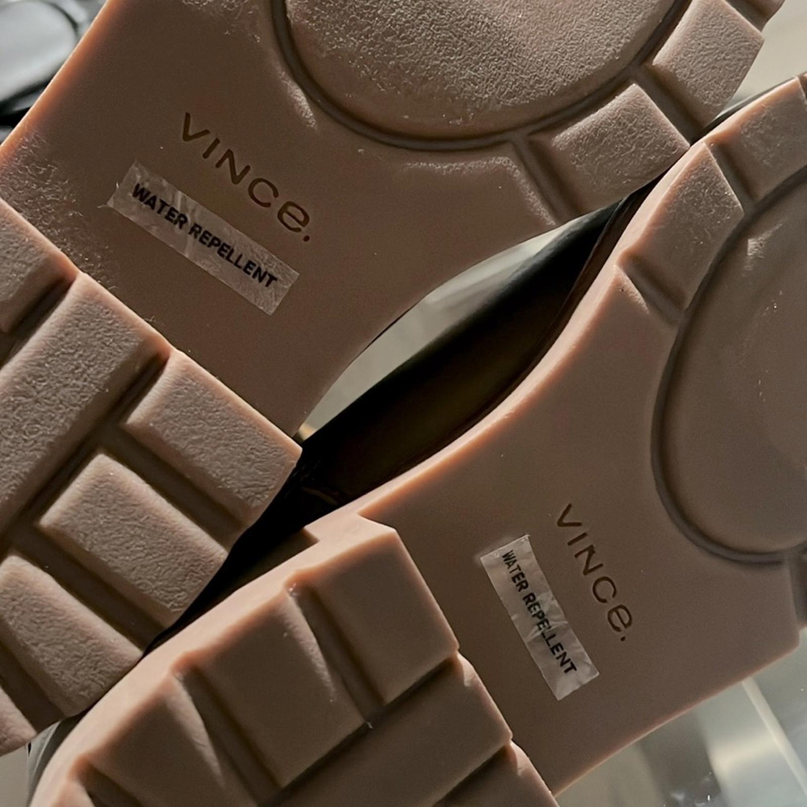 VINCE Remi Booties in Dark Taupe, Water Repellent Size 8.5 New w/o Box