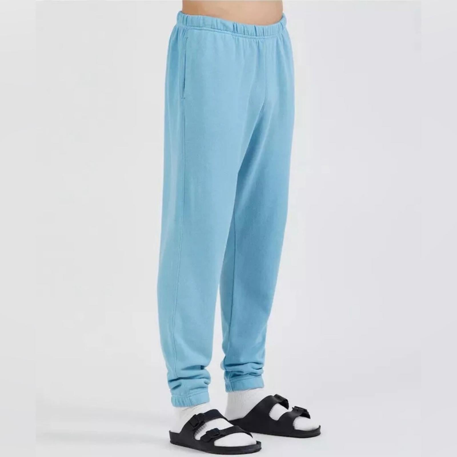 ATM Anthony Thomas Melillo French Terry Jogger Pants in Ocean Blue, Size XXL NWT