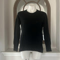 Sutton Studio Cashmere Crewneck in Black, Size XS NEW w/Tag $215