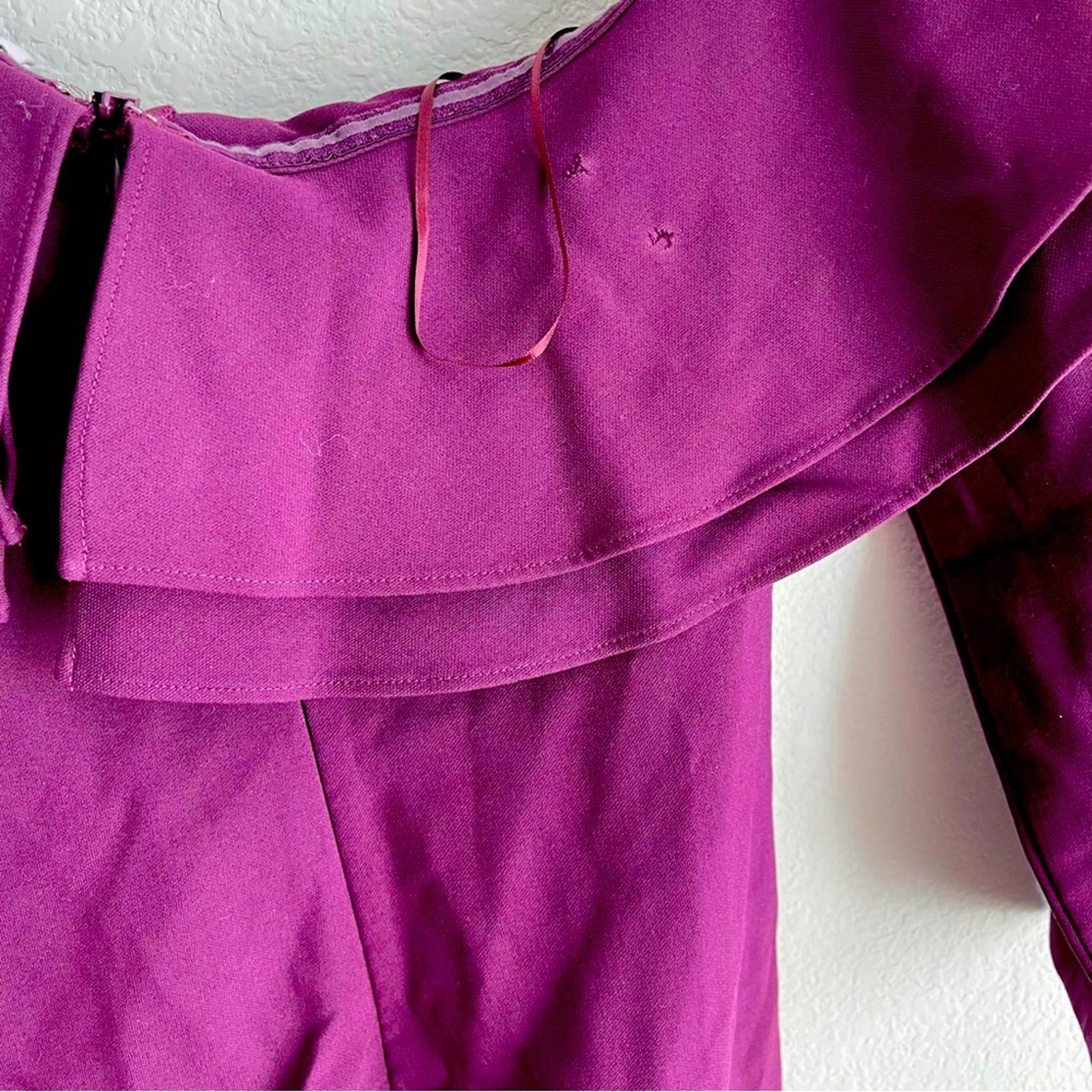Likely Georgina Sheath Cocktail Dress in Plum, Size 6