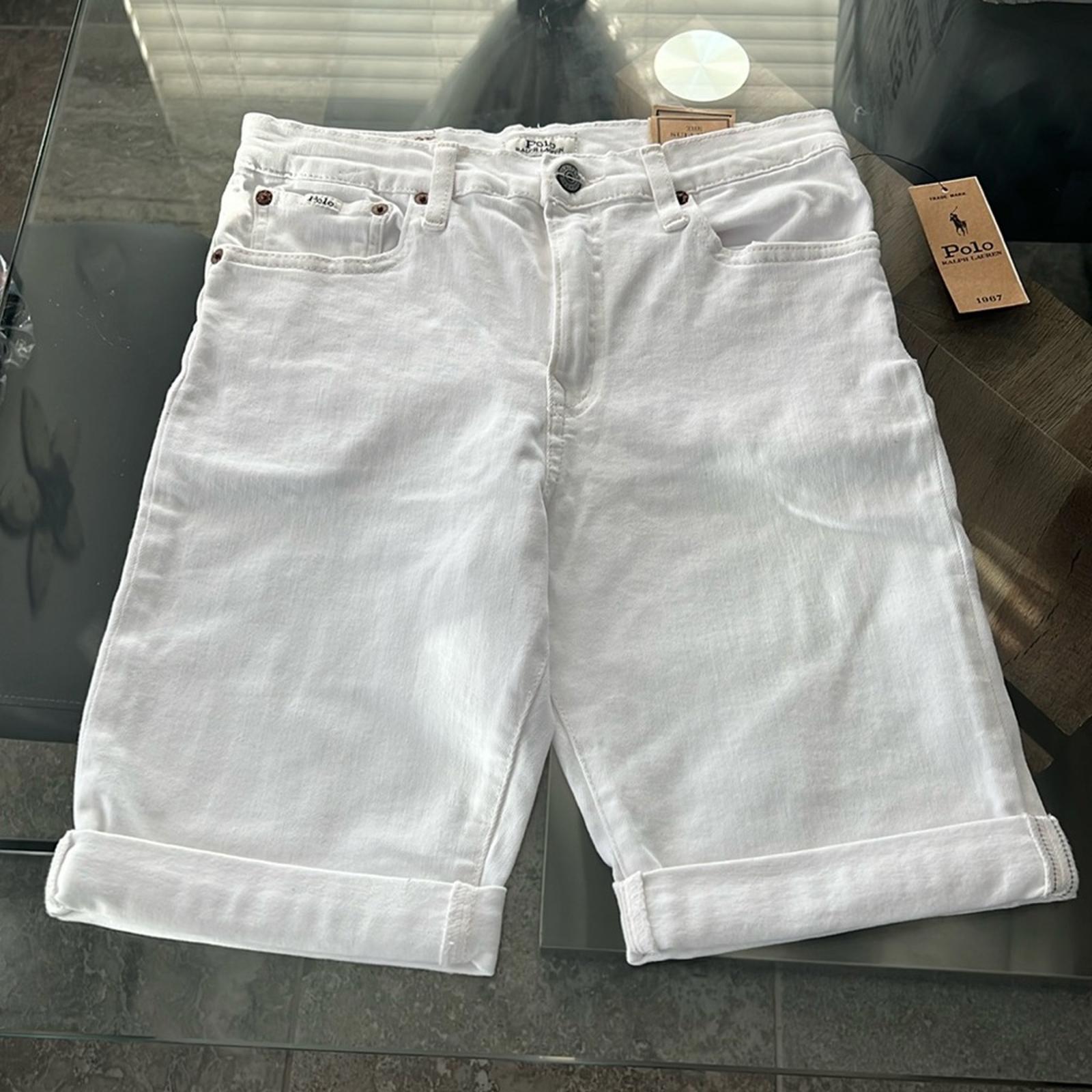 Polo Ralph Lauren Big Boys Sullivan Slim Stretch Denim Shorts Size 16 NWT