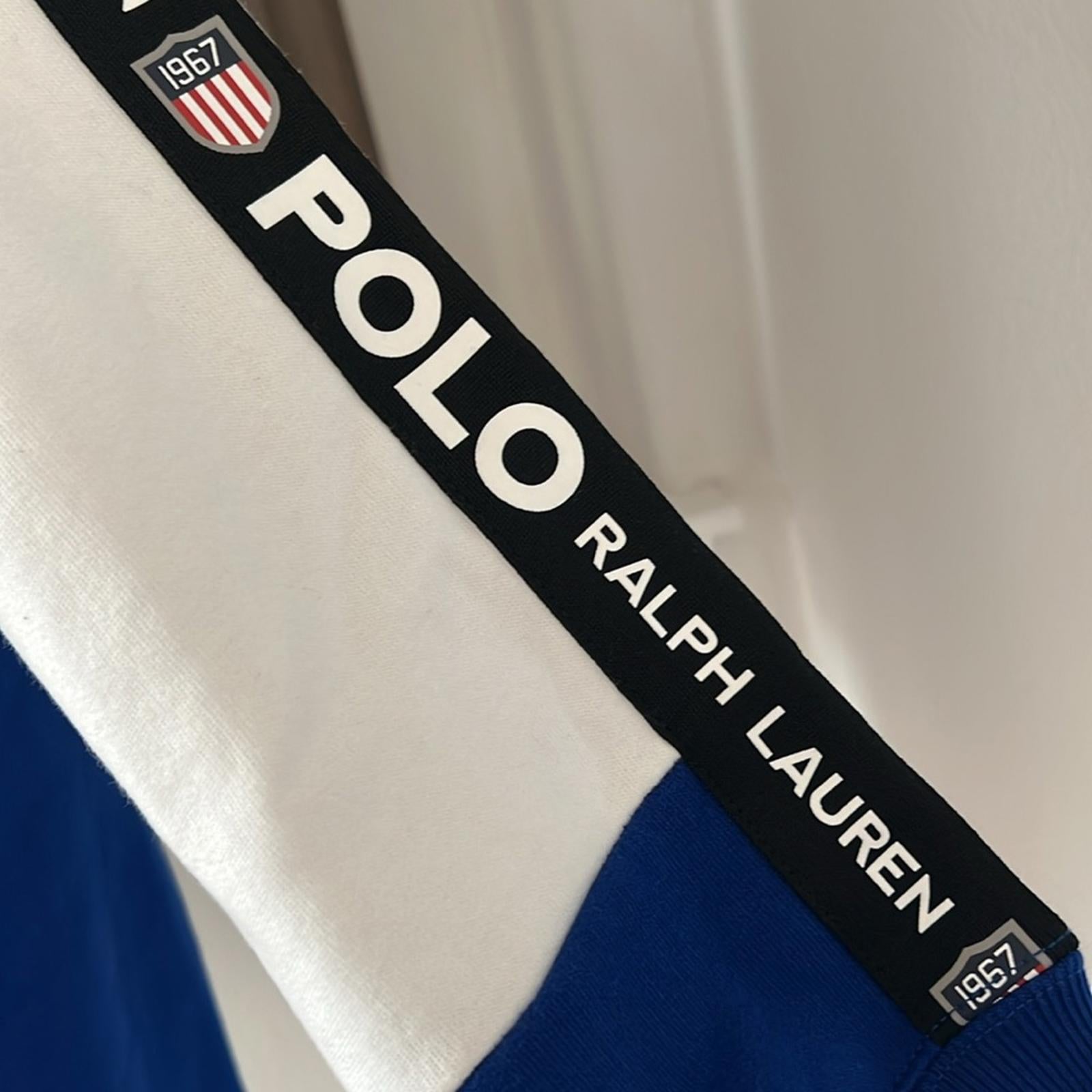 RARE* Polo Ralph Lauren Long Sleeve Rétro Dress in Blue, Size M New w/Tag $348
