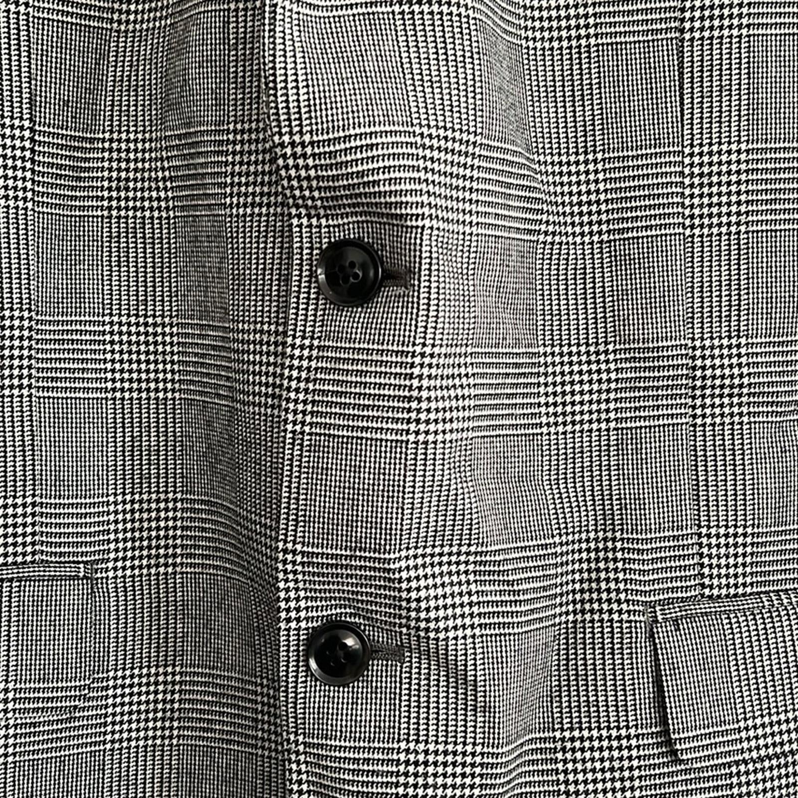 Bar III Glen Plaid Skinny-Fit Suit Jacket in Black/White Size 44L New w/Tag $425