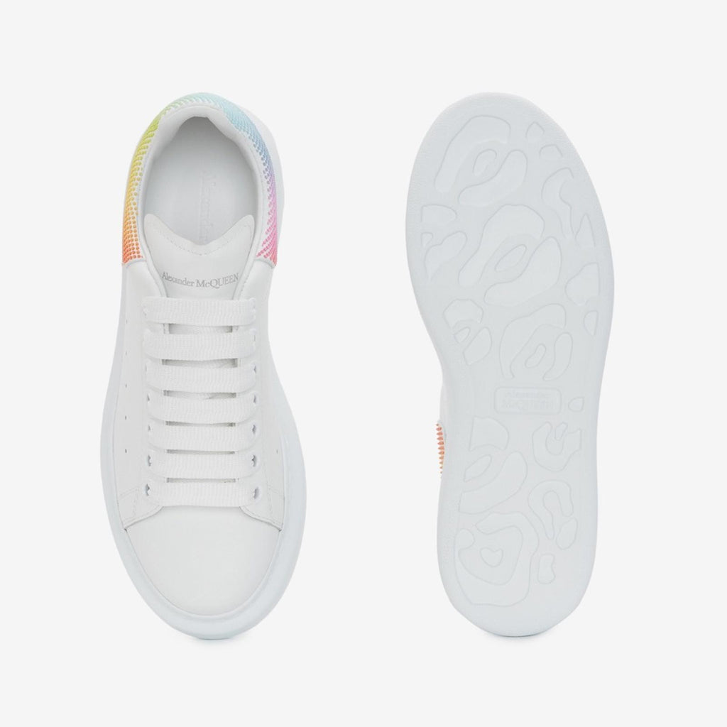 Alexander McQueen White Smooth Calf Leather Sneakers, Size EU 41 New in Box