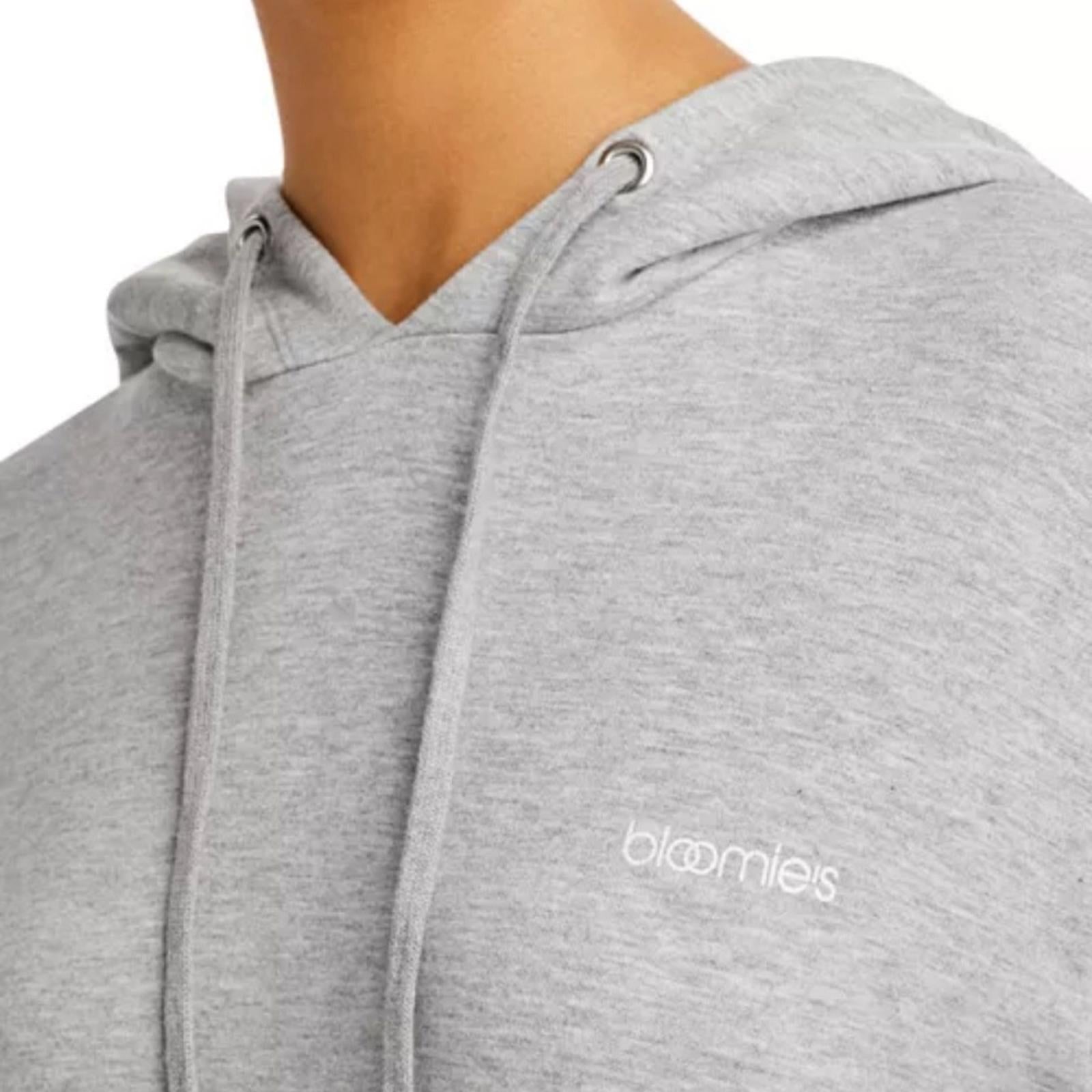 Bloomie's Unisex Rainbow Logo Hoodie in Heather Grey, Size M New w/Tag