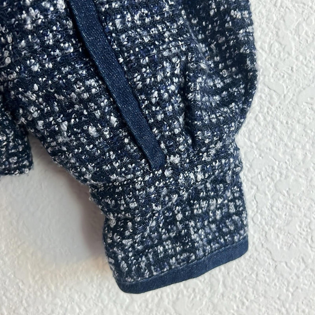 NEW Joie Malet Jacket in Midnight Navy Multi, Size 0 New w/Tag Retail $378