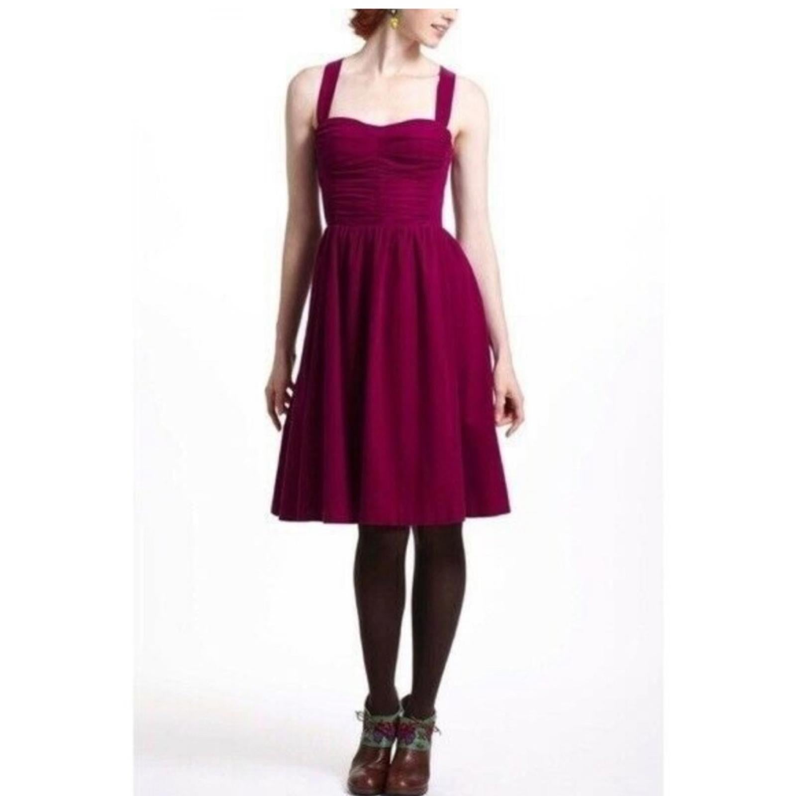 Anthropologie’s HD in Paris Bustier Dress, Purple Size EU34, US2 (Excellent)