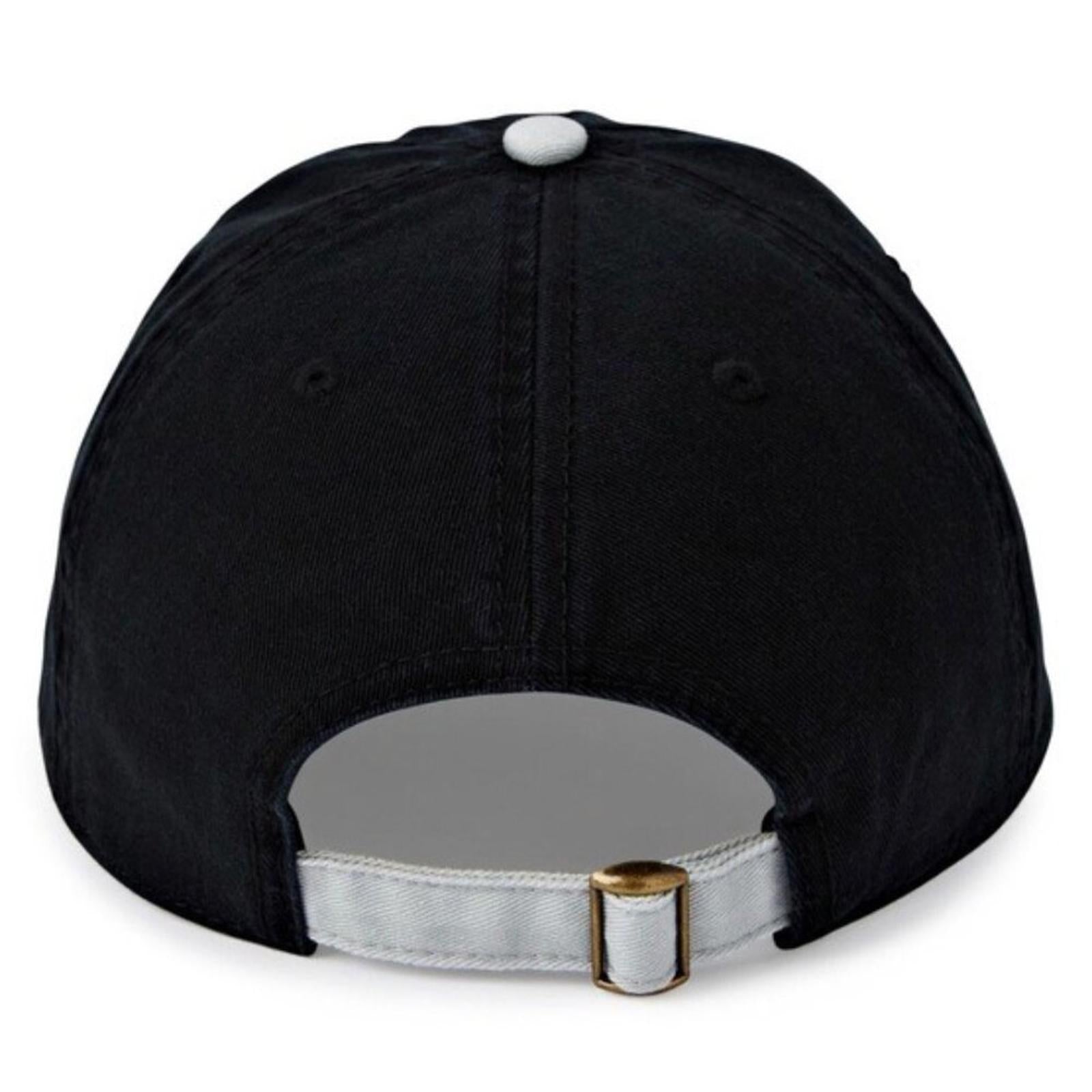 Disney’s Star Wars The Mandalorian Strap Back Dad Hat in Black, One Size, NWT