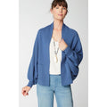 J.Jill Pure Jill Double-Knit Dolman-Sleeve Cardi in Deep Sea, Petite Size XL NWT