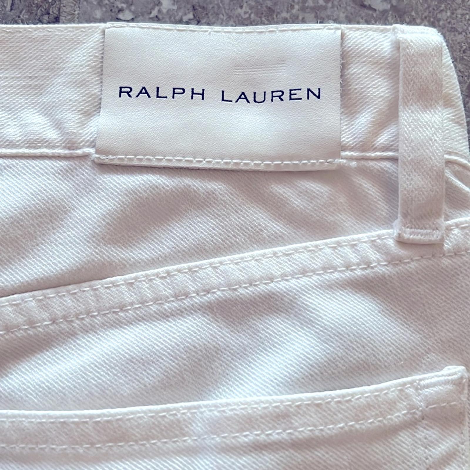 Ralph Lauren Black Label Jeans in White Retail $690