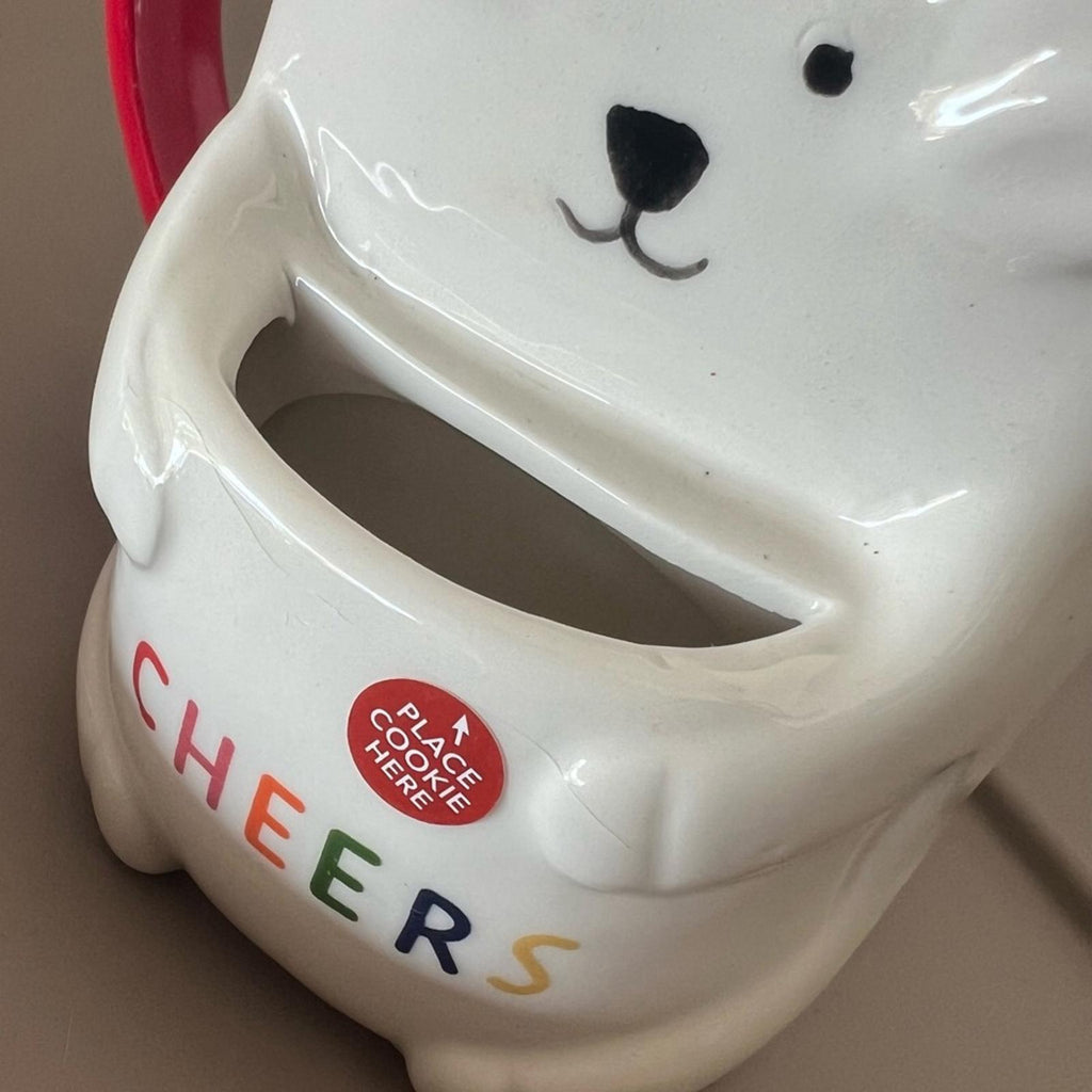 HOLIDAY Cookie Pocket “CHEERS” Mug , New with Tag