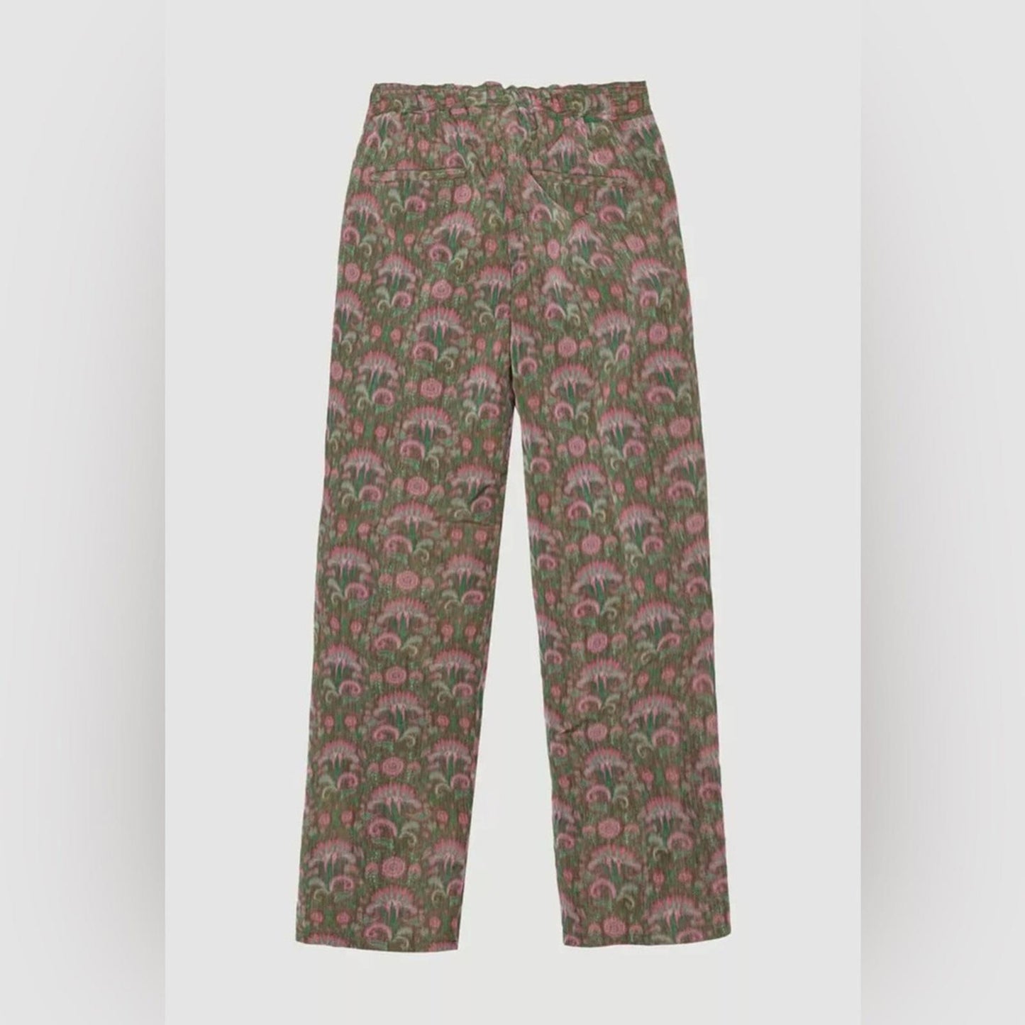 Soulland Men's Erich Drawstring Pants in Green Multi, Size S New w/Tag