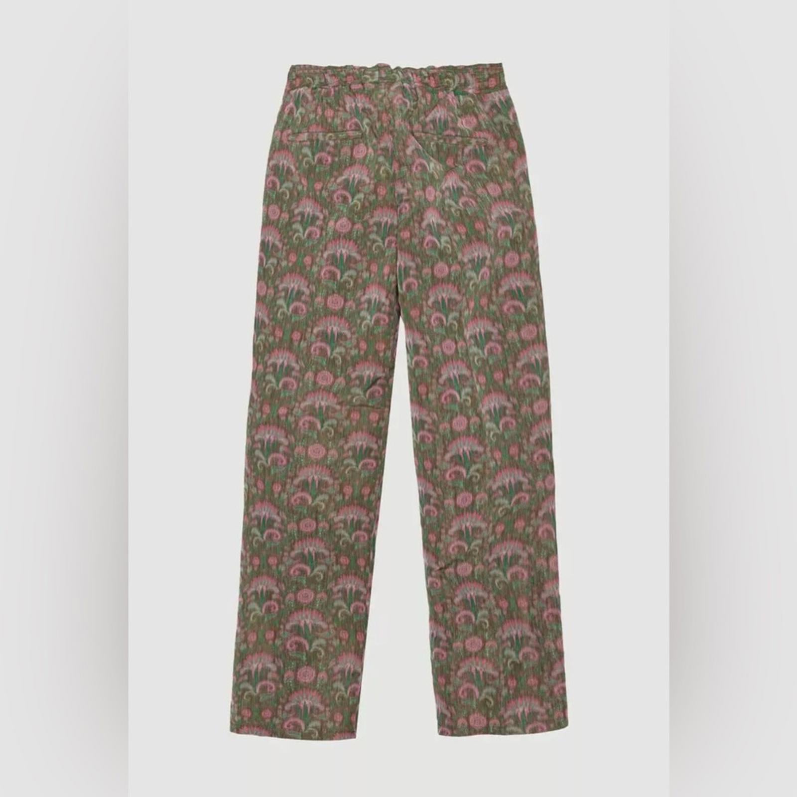 Soulland Men's Erich Drawstring Pants in Green Multi, Size S New w/Tag