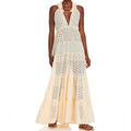 Charina Sarte Persephone Maxi Dress in Blush, Size L, New w/Tag