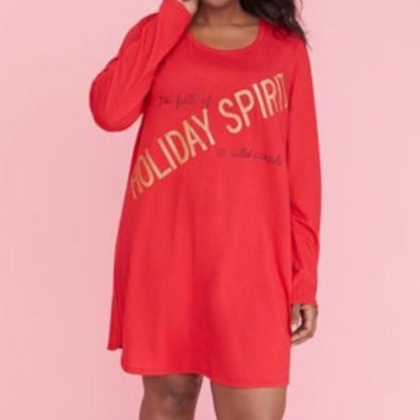 Lane Bryant's Cacique Sleepwear Holiday Spirit, Plus Size 26/28 , 4X New w/Tag