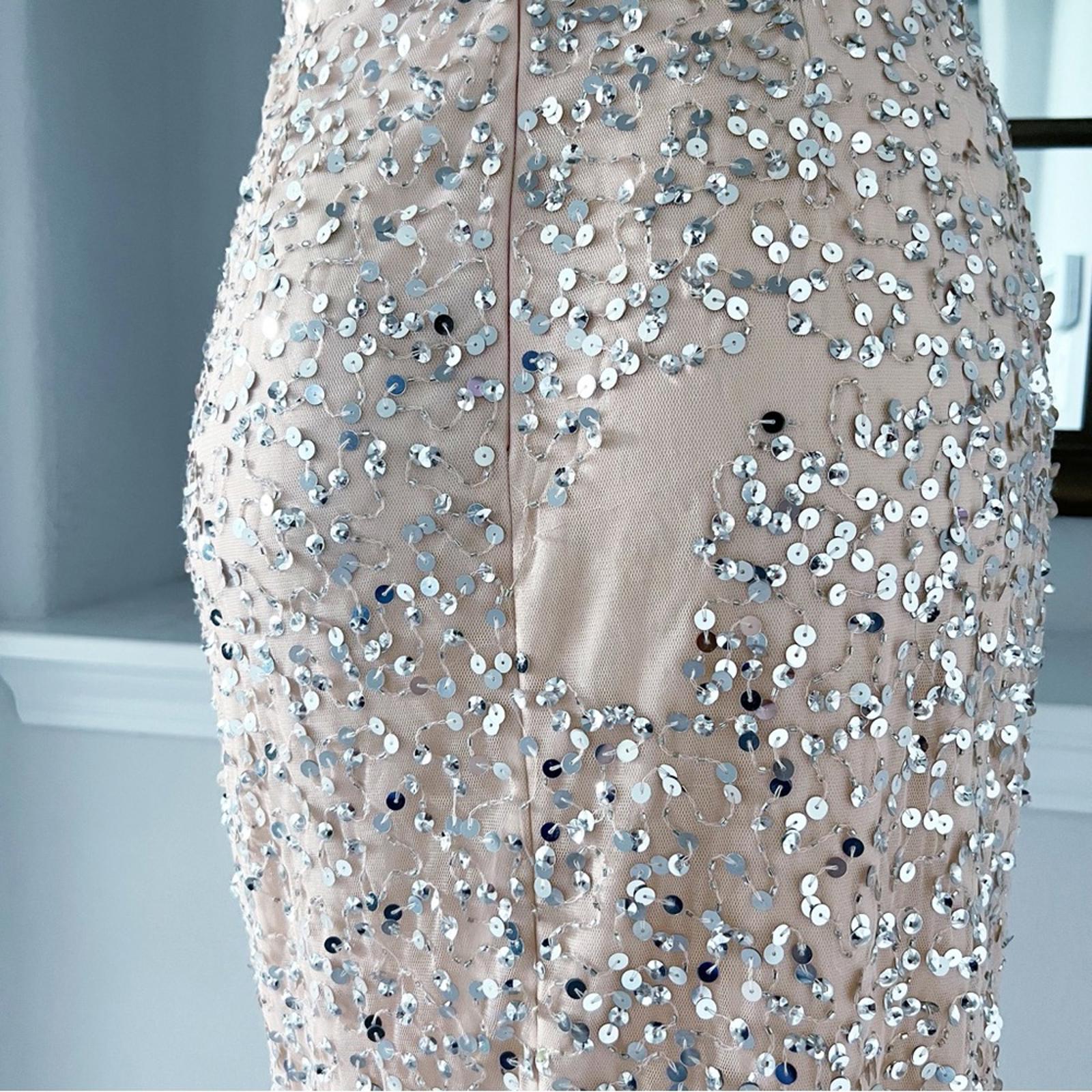 Mac Duggal Cocktail Dress, Light Peach Size 2 Style New w/Tag Retail $398