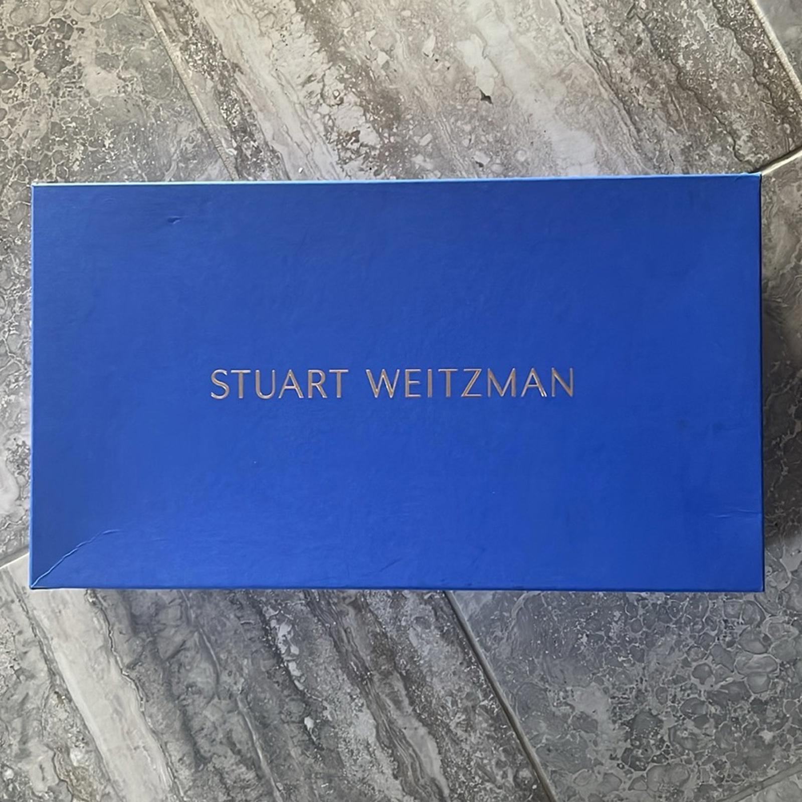 Stuart Weitzman UltraStuart100 Over The Knee Boots Suede Black Size 7 NEW in Box